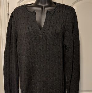 Cable knit sweater
